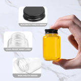 Novelinks 30 Pack 2 oz Plastic Storage Jars Clear Cosmetic Container with Lids Empty Sample Leak Proof Pot Jars for Travel Storage,Lotion,Cream,Jewelry,Eye Shadow,Painting,DIY Crafts,Silver